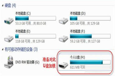 win7/win8自带加密工具如何对U盘设密