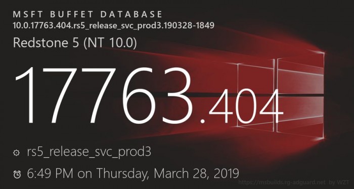 Win10 Build 17763.404发布：修复Game Bar等诸多BUG