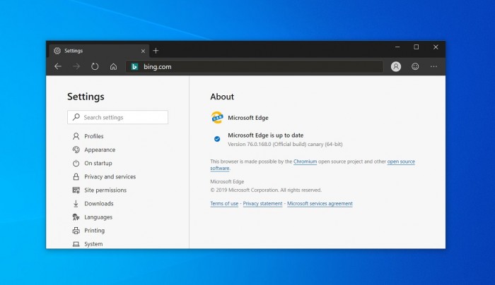 新版Win10 Edge Dev/Canary版发布预览更新