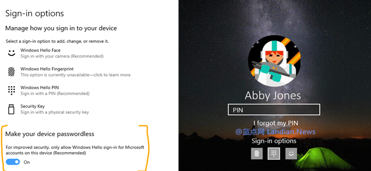 微软推出win10 20H1 Build 18936带来无密码登录体验