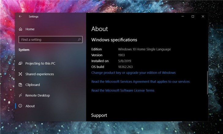 Win10 1903更新18362.263将解决任务栏相关Bug