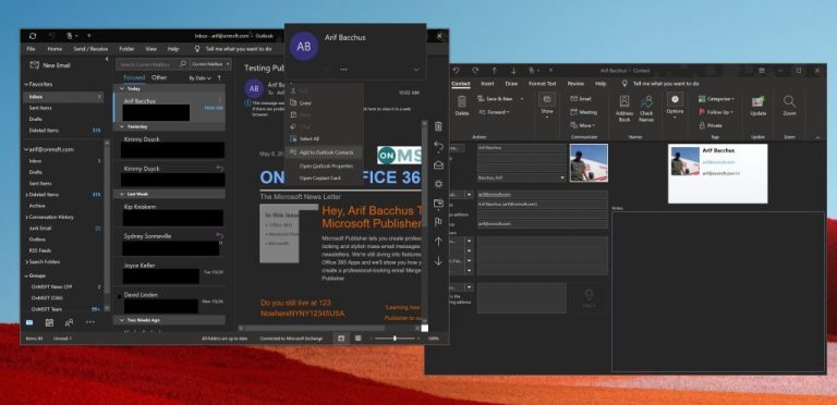 Win10如何将联系人导入Outlook？