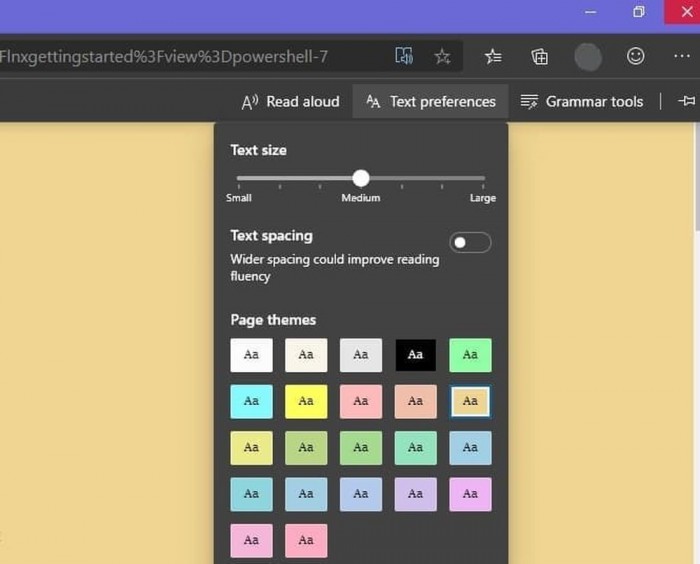 Win10 Edge Canary更新：为页面主题提供更多色彩选择