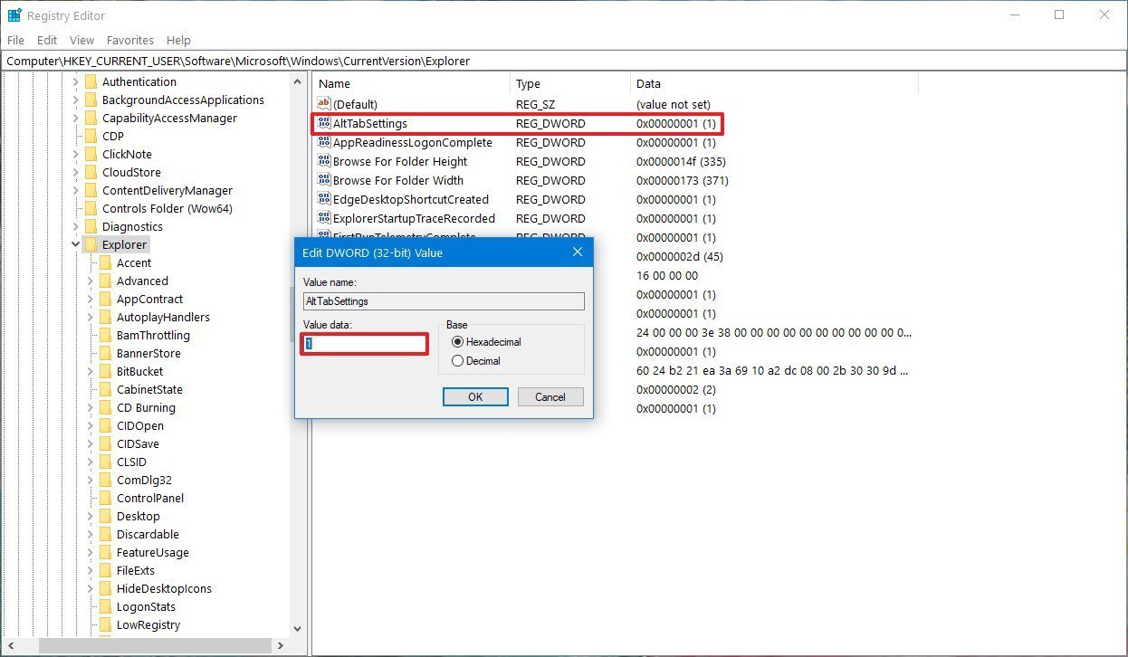 Win10电脑恢复Alt + Tab快捷键的方法？