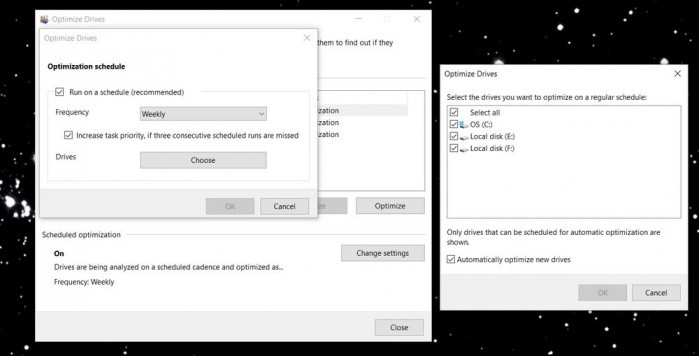 Win10 v2004的磁盘碎片整理工具问题依然存在