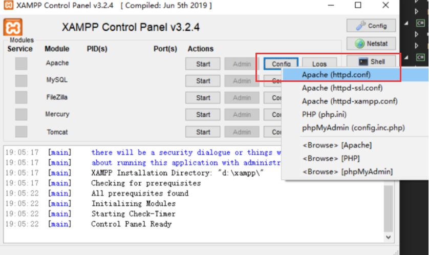 xampp安装教程与配置win10_xampp配置Apache教程