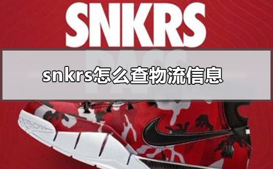 snkrs怎么查物流信息_snkrs物流信息在哪看教程