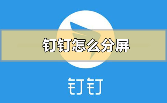 钉钉怎么分屏-钉钉分屏操作方法步骤教程