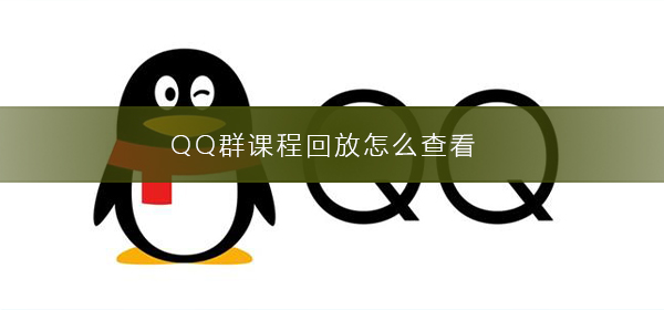 QQ群课程回放怎么查看-QQ群课程回放查看的步骤