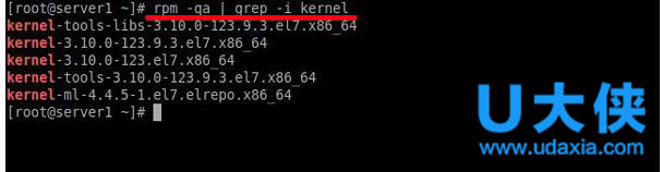 Linux如何查看系统已安装内核