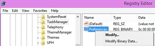 Win8系统下重置任务管理器的详细图文方法
