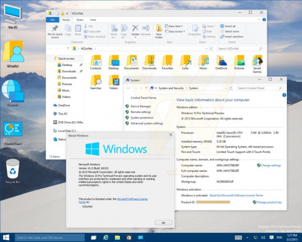 Win10 Build 10022截图大量流出 又增加了哪些新功能?