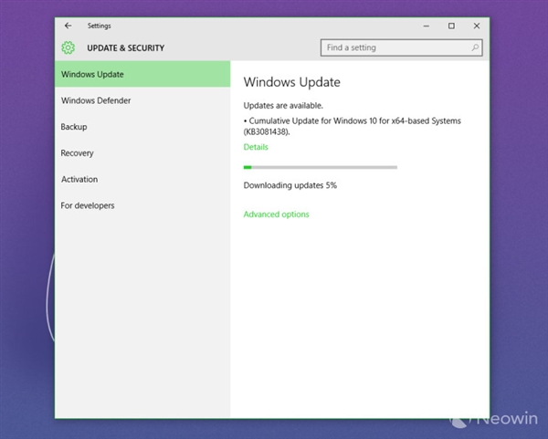 Windows 10系统第三发累积更新发布 频率跟预览版一样