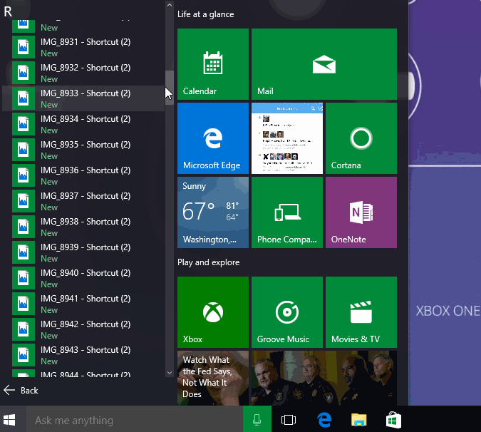 Windows 10开始菜单塞入513个条目：神奇的事情发生了