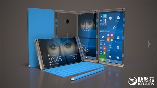 微软Surface手机概念渲染:实在酷炫!