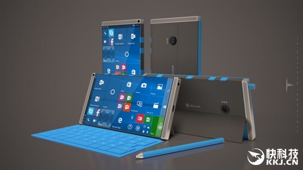 微软Surface手机概念渲染:实在酷炫!