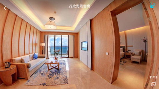 还在为酒店房型犯愁? 以后订房直接VR全景选房