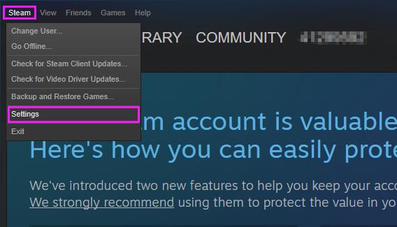 Steam平台客户端界面显示英文如何修改成中文
