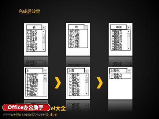 Excel中自适应下拉菜单怎么设置