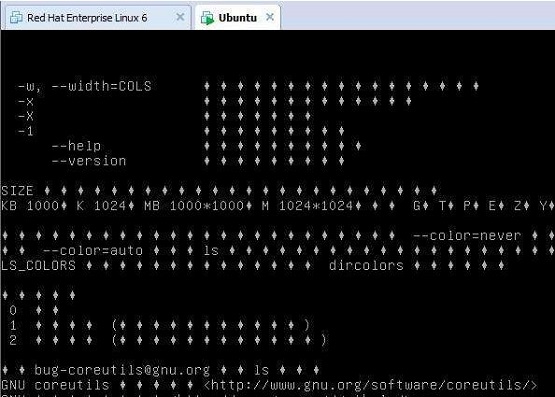 Linux菱形乱码如何修改？