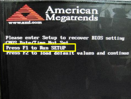 恢复bios出厂默认值方法