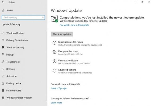 微软最新windows10 19H1有哪些新功能
