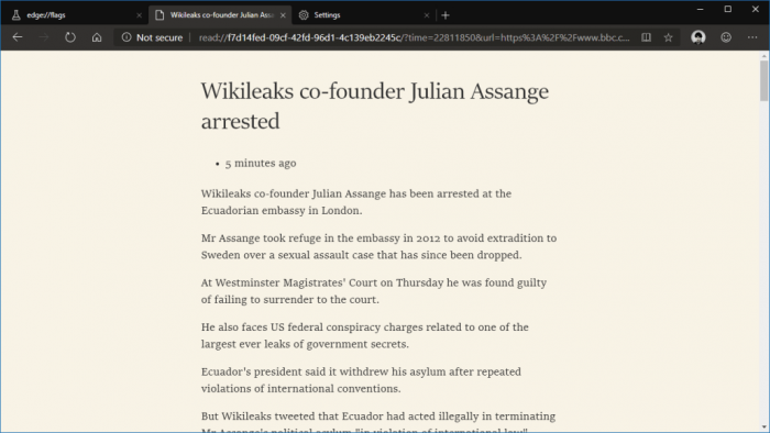 Chromium版Edge浏览器测试版菜单提供Fluent Controls选项