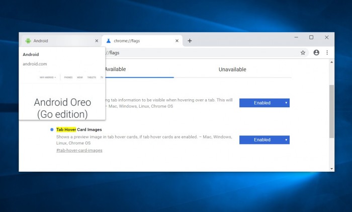Chrome for Windows获全新的标签预览体验