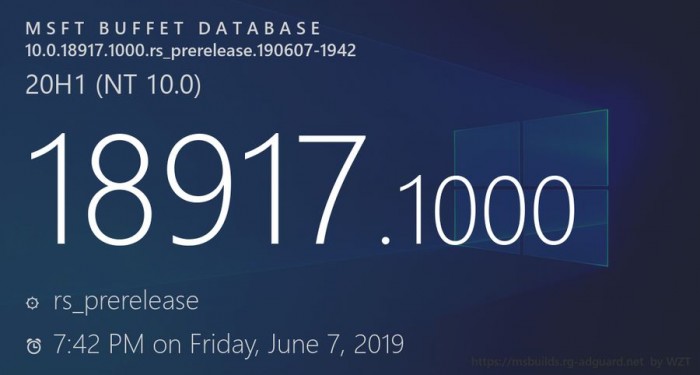 Win10 20H1 Build 18917更新了什么内容？