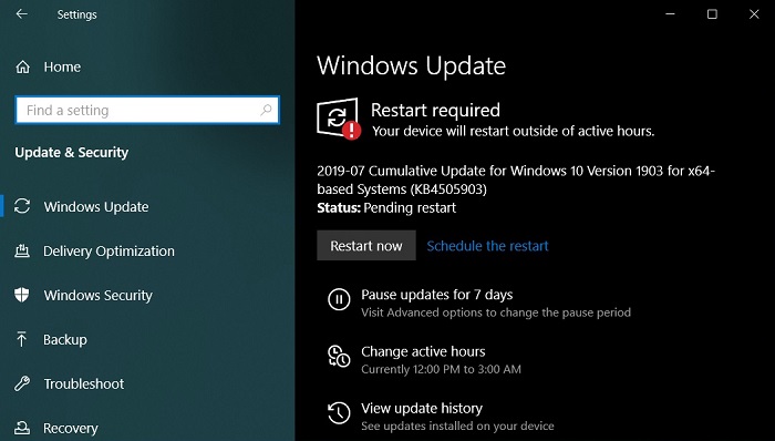 Win10发布堆栈更新KB4506933下载，修复Win10 1903更新问题