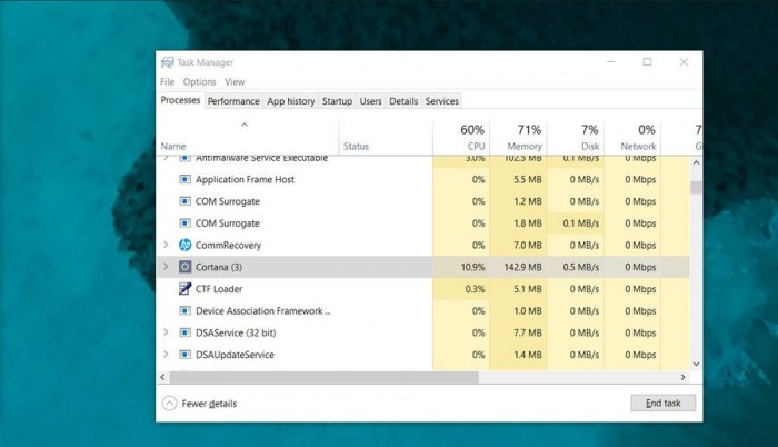 Win10更新KB4512941出现bug，导致小娜消耗大量资源