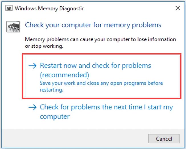 解决Win10出现停止代码内存管理错误