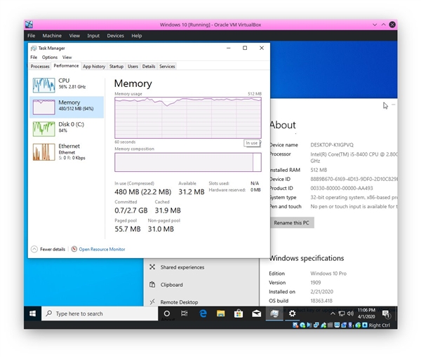 内存小于1G运行win10系统启动很慢怎么办