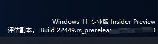 Win11 22449评估副本水印怎么消除？