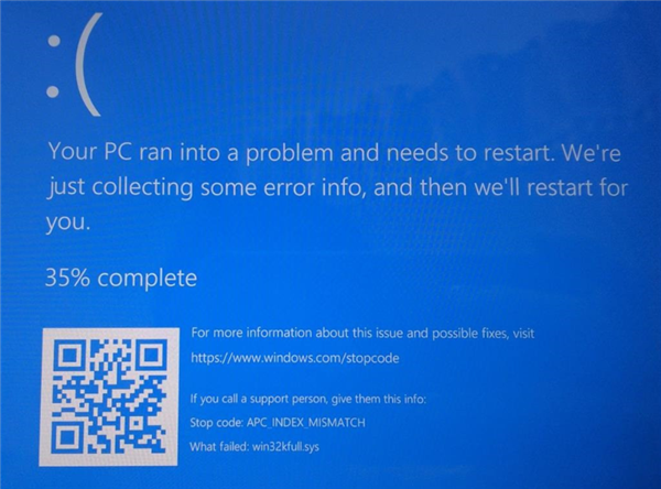 Win10 2021年3月累计更新导致电脑打印机蓝屏死机解决方法