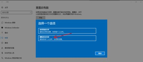 Win10恢复出厂设置黑屏怎么办？(图5)