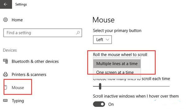 Win10专业版的鼠标滑轮速度如何设置？Win10专业版鼠标轮滑设置教程
