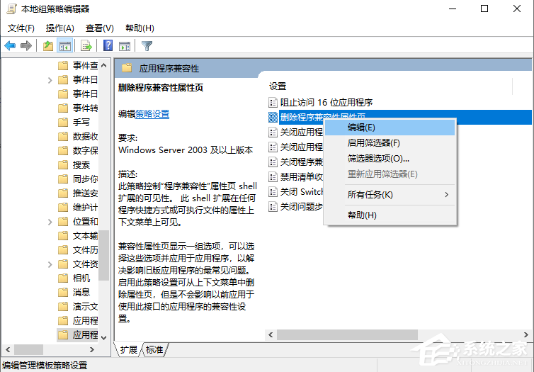 Win10专业版兼容性选项不见了要怎么解决?