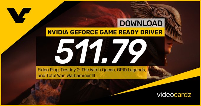 英伟达511.79显卡驱动发布 支持命运2：女巫女王和iRacing中引入的NVIDIA