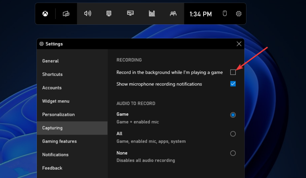 Win11系统如何禁用DVR并关闭游戏栏?