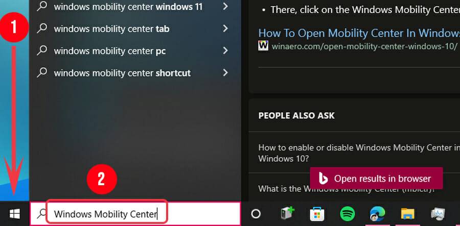 Win11怎么打开Windows移动中心？Win11访问Windows移动中心方法