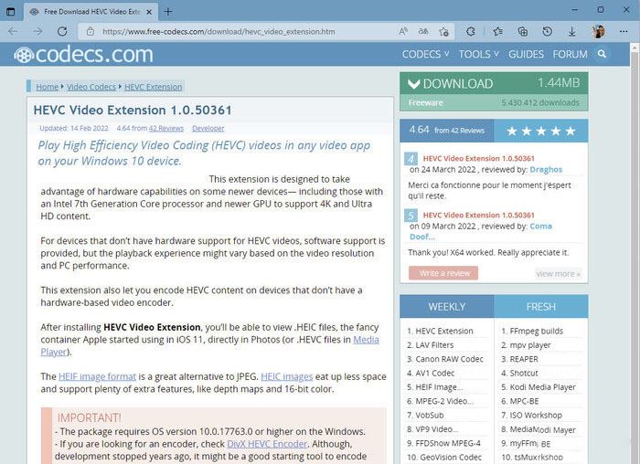 Win11编解码器安装步骤