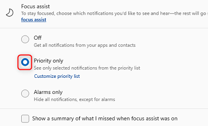 Win11管理和优先处理通知方法