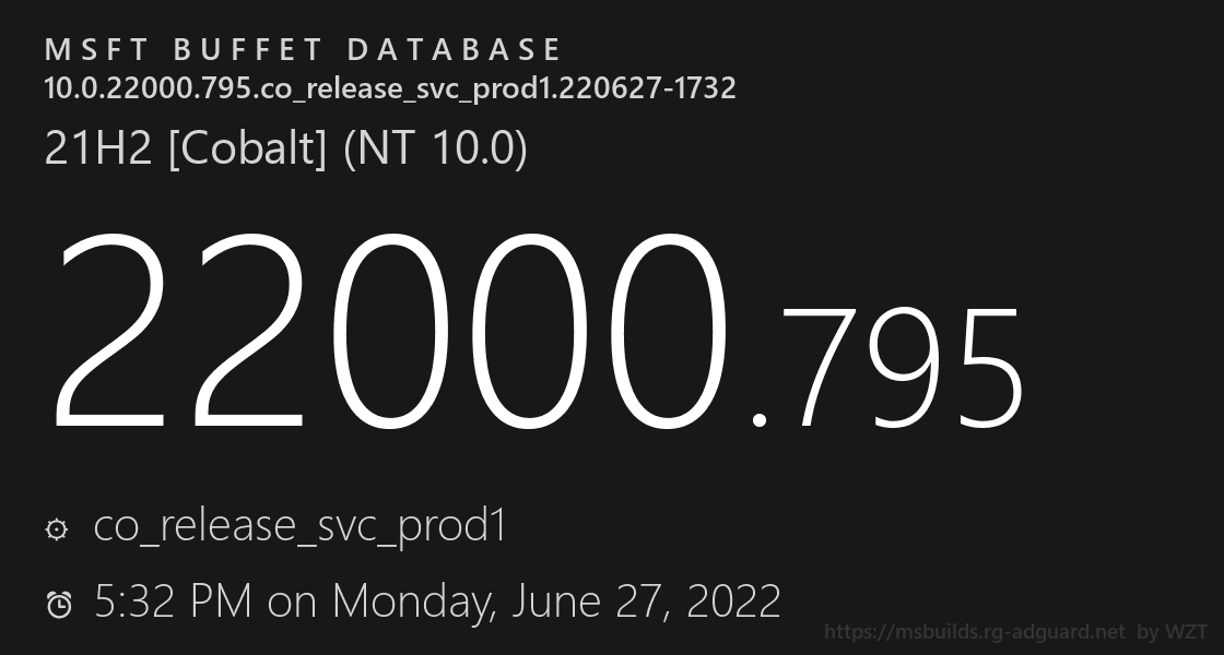 微软最新Win11 KB5015814(22000.795)更新补丁来啦！(附更新内容)