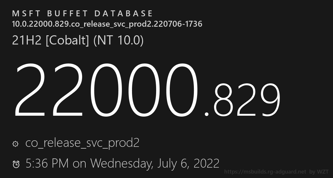 Win11 22000.829(KB5015882)测试版发布！新功能一览！