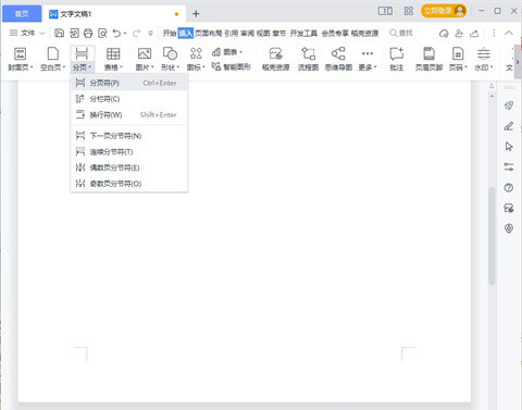 wps怎么添加空白页 wps添加空白页的四种方法