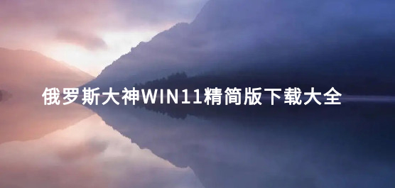 俄罗斯大神Win11精简版下载大全