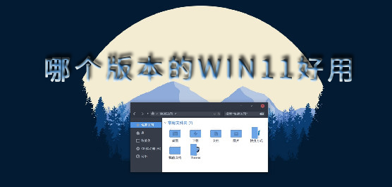 哪个版本的Win11好用？Win11系统推荐下载