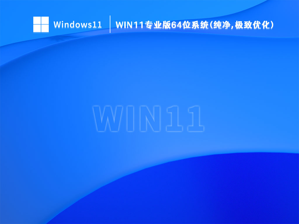 Win11专业版64位系统(纯净,极致优化) V2023