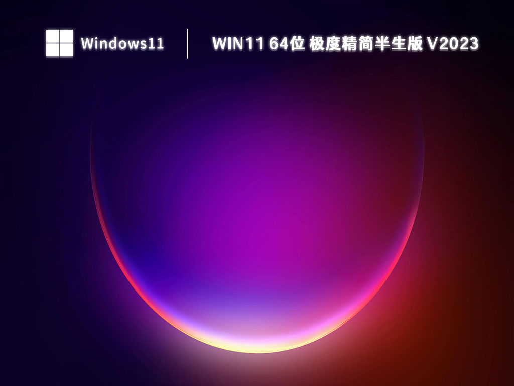 Win11 64位 极度精简半生版 V2023